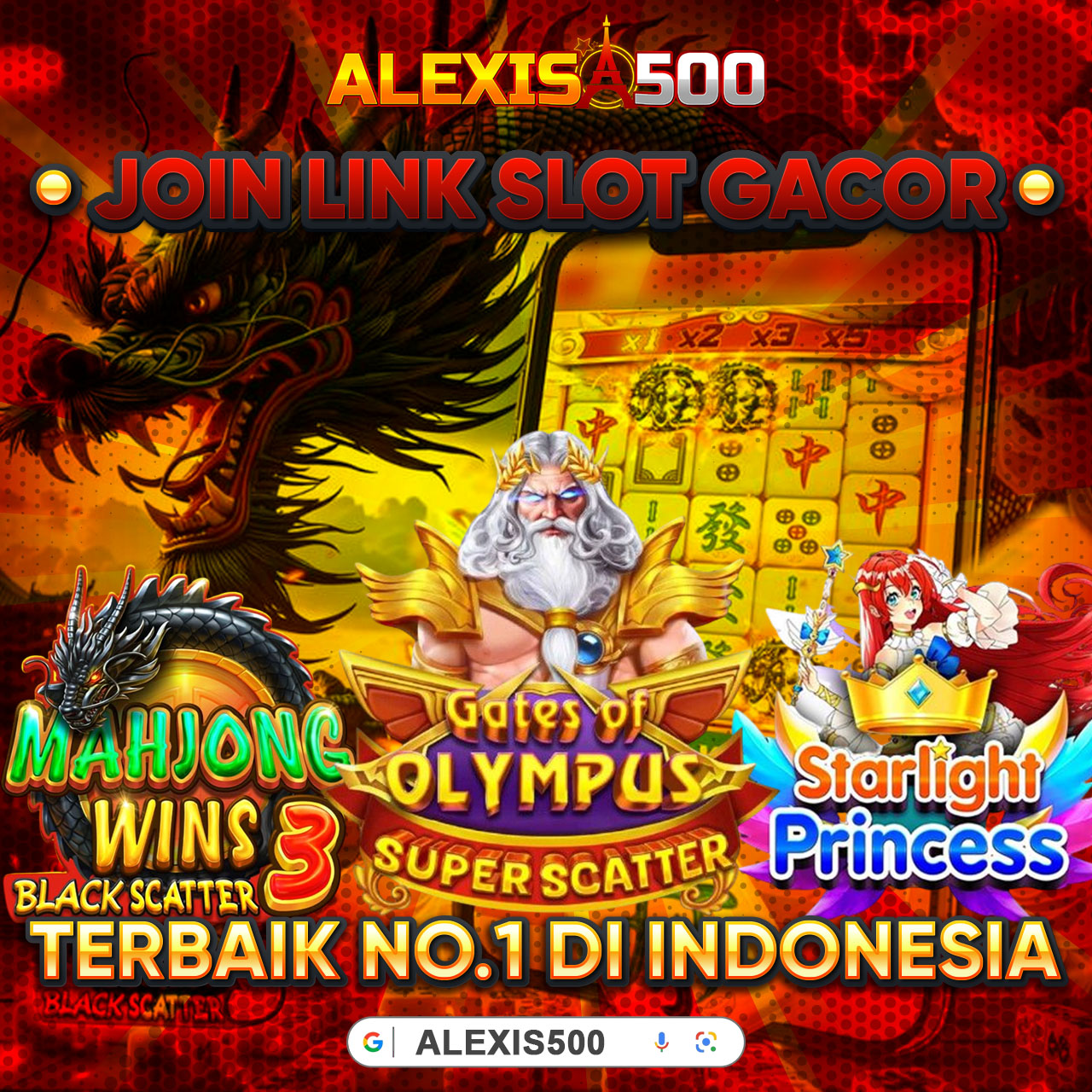 ALEXIS500 Daftar & Login Situs Slot Online Gacor Resmi